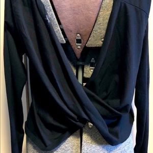 Adorable open back Fabletics top